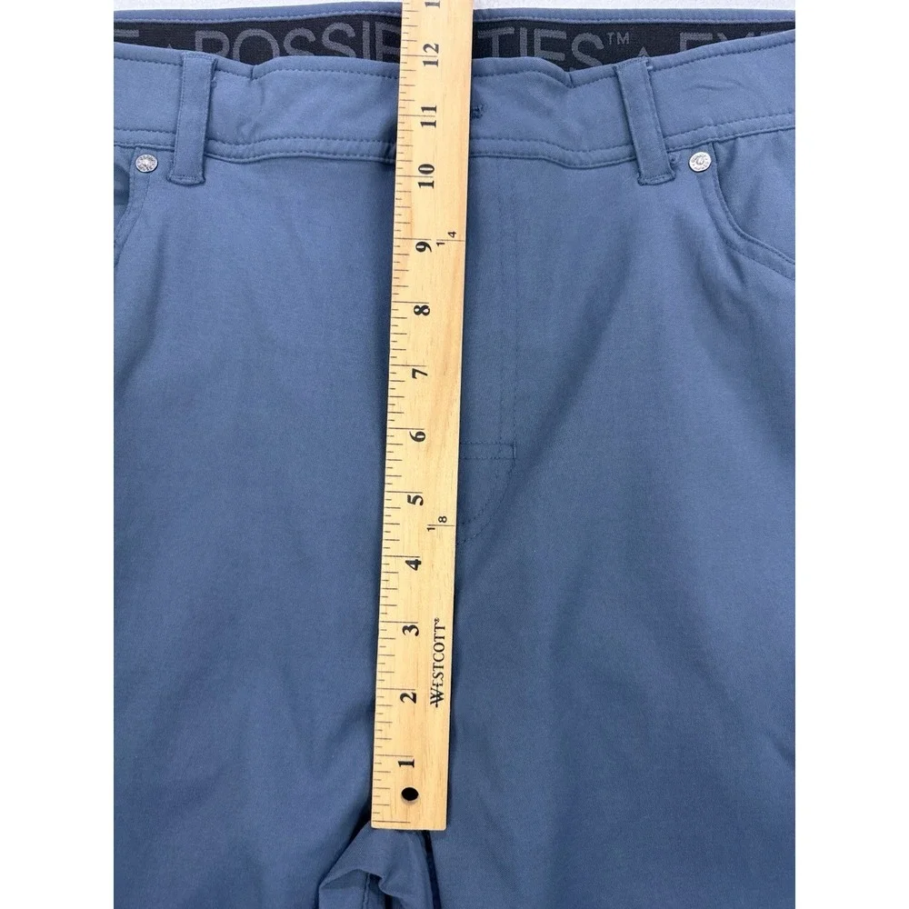Gerry Venture Pants Men‎ 38x34 Blue Performance Commuter Utility Nylon Hiking
